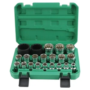 Coffret Douilles 12 Pans / 21 Pièces