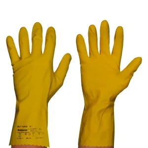 Gants Jaune Ménage Haute Protection Latex